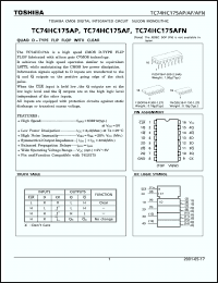 Click here to download TC74HC175AFN Datasheet