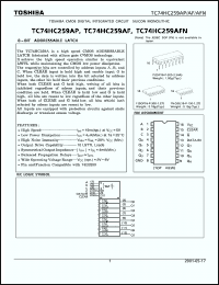 Click here to download TC74HC259 Datasheet