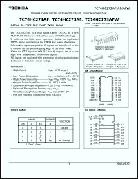 Click here to download TC74HC273AFW Datasheet