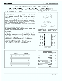 Click here to download TC74HC283AFN Datasheet