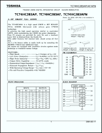 Click here to download TC74HC283AP Datasheet