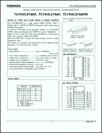 Click here to download TC74HC374AFW Datasheet