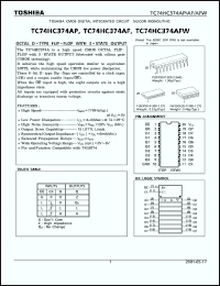 Click here to download TC74HC374AP Datasheet