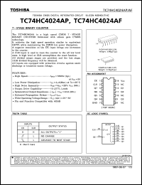 Click here to download TC74HC4024 Datasheet