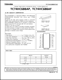 Click here to download TC74HC688 Datasheet