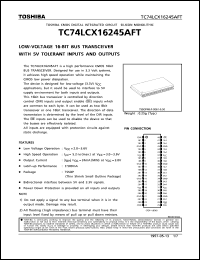 Click here to download TC74LCX16245 Datasheet