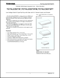 Click here to download TC74LCX273F Datasheet