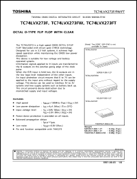 Click here to download TC74LVX273FW Datasheet