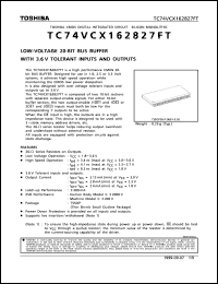 Click here to download TC74VCX162827 Datasheet