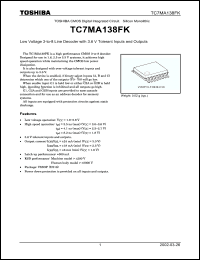 Click here to download TC7MA138 Datasheet