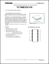 Click here to download TC7MB3251FK Datasheet
