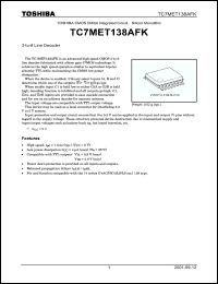 Click here to download TC7MET138 Datasheet