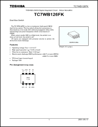 Click here to download TC7WB126FK Datasheet