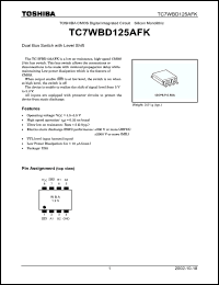 Click here to download TC7WBD125 Datasheet