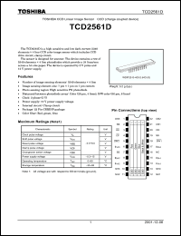 Click here to download TCD2561D Datasheet