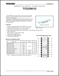 Click here to download TCD2561 Datasheet