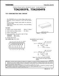 Click here to download TD62004FB Datasheet