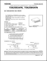 Click here to download TD62084AFN Datasheet