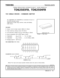 Click here to download TD62504FB Datasheet