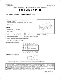 Click here to download TD62504P-H Datasheet
