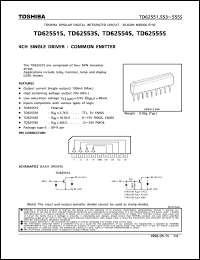 Click here to download TD62551 Datasheet
