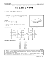 Click here to download TD62M3700 Datasheet