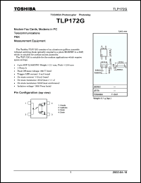 Click here to download TLP172G Datasheet