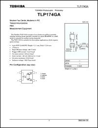 Click here to download TLP174 Datasheet