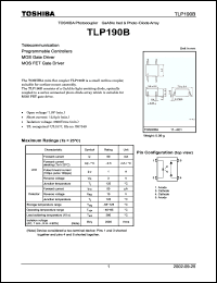 Click here to download TLP190 Datasheet