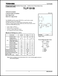 Click here to download TLP191 Datasheet