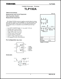 Click here to download TLP192A Datasheet