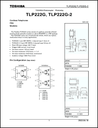 Click here to download TLP222G Datasheet