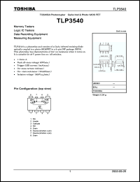 Click here to download TLP3540 Datasheet