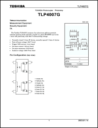 Click here to download TLP4007G Datasheet