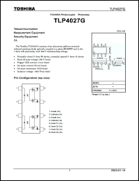Click here to download TLP4027 Datasheet