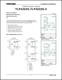 Click here to download TLP4222G-2 Datasheet