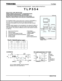 Click here to download TLP554 Datasheet