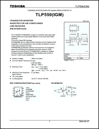 Click here to download TLP559IGM Datasheet