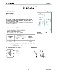 Click here to download TLP598 Datasheet