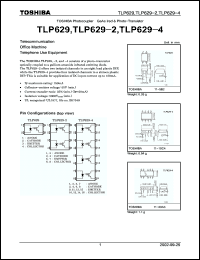 Click here to download TLP629 Datasheet