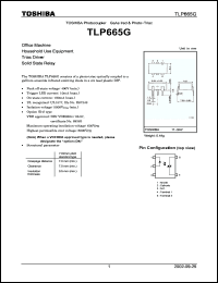 Click here to download TLP665G Datasheet