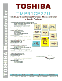 Click here to download TMP91CP27 Datasheet