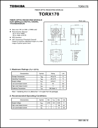Click here to download TORX170 Datasheet