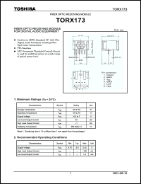 Click here to download TORX173 Datasheet