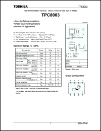 Click here to download TPC8003 Datasheet