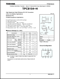 Click here to download TPC8104-H Datasheet