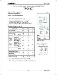 Click here to download TPC8207 Datasheet