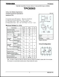 Click here to download TPC8303 Datasheet