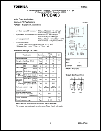 Click here to download TPC8403 Datasheet