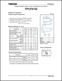 Click here to download TPCF8102 Datasheet